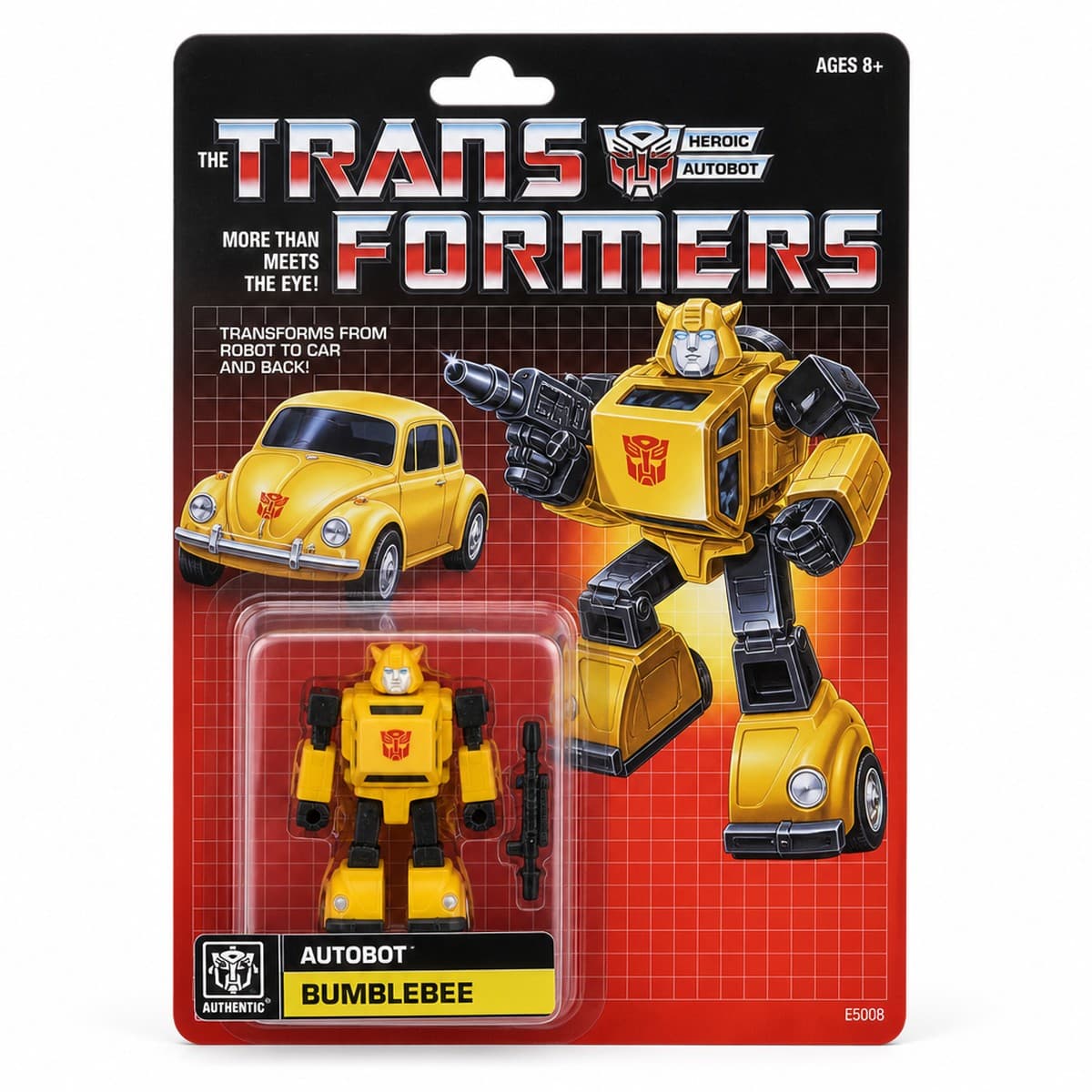 The Transformers Retro Carded Autobot Bumblebee