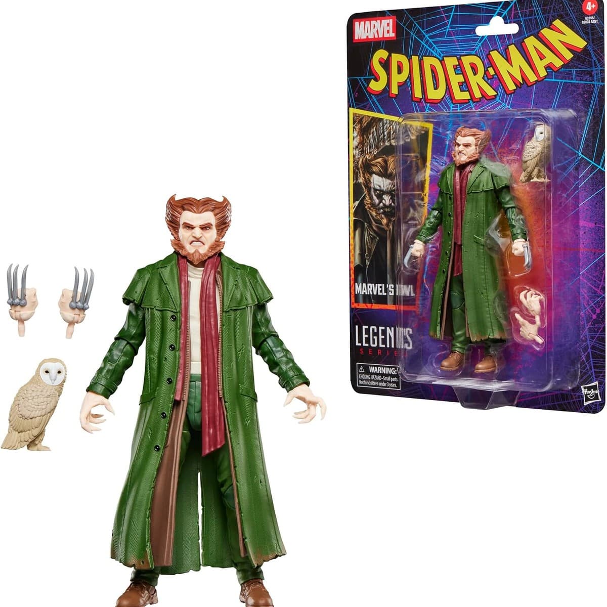 Marvel Legends Series Spider-Man Retro Card Marvel's Owl (G2355)