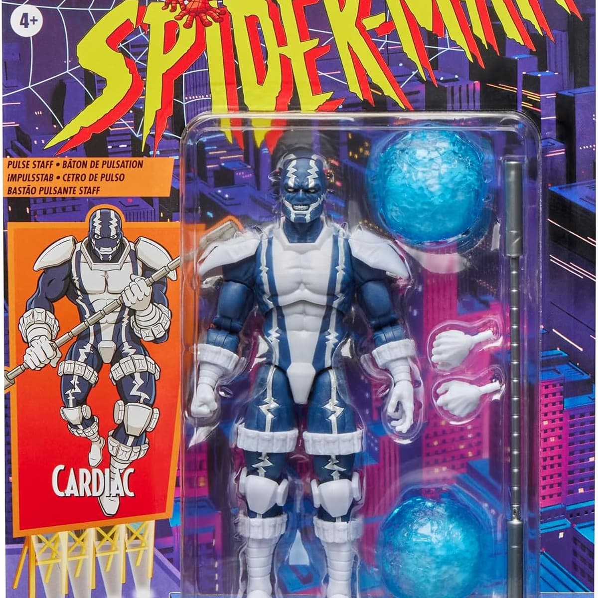 Marvel Legends Series Spider-Man Retro Card Cardiac